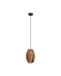 Trä fönsterlampa brun, Joyca