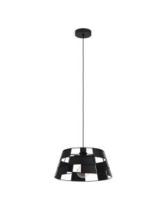 Svart fönsterlampa aluminium, Nelly
