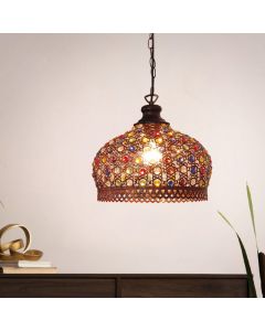 Koppar orientalisk fönsterlampa metall, Ahmad