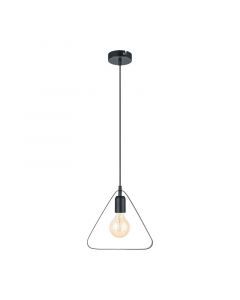 Svart fönsterlampa metall, Aida