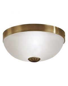 Brons klassisk plafond glas, Esca