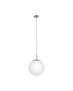 Nickel modern fönsterlampa glas, Dave