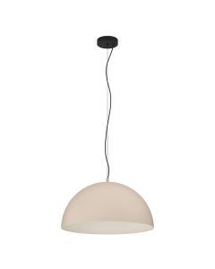 Beige kupollampa stål, Geneva