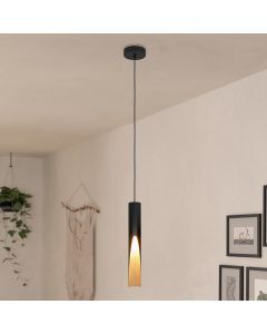 Brun modern fönsterlampa aluminium, Aloysius