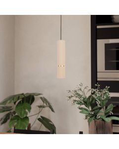 Beige modern fönsterlampa stål, Vahid