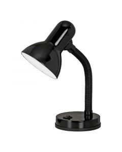 Svart skrivbordslampa plast, Granza, med brytare