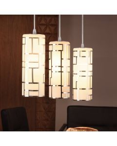 Vit modern fönsterlampa glas, Cadore