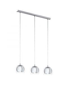 Krom design fönsterlampa glas, Iroma