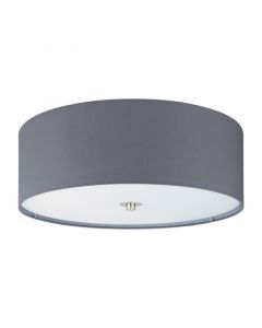 Grå modern taklampa tyg, Abano