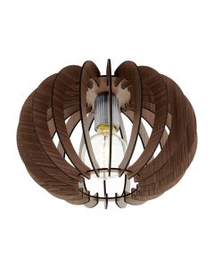 Brun design taklampa trä, Kiran