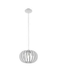 Vit rustik fönsterlampa trä, Kiran
