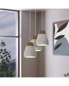 Betong fönsterlampa brun, Antonio