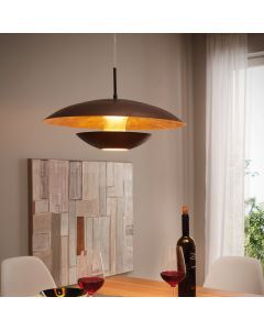 Brun modern fönsterlampa metall, Ashish