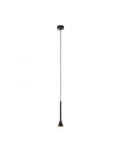 Svart fönsterlampa stål, Marielle