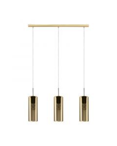 Guld design fönsterlampa glas, Tino