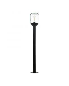Svart modern utelampa aluminium, Kerwin, IP44