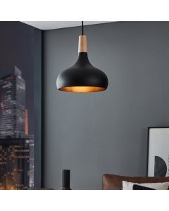 Svart fönsterlampa aluminium, Tjebbe