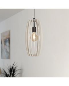 Trä fönsterlampa grå, Wilko