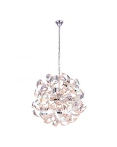 Krom design fönsterlampa metall, Teake