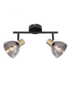 Guld modern spotlight tak glas, Arthur