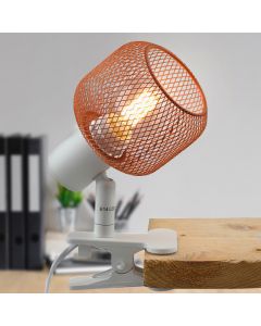 Industri klämspot orange, Emado, med brytare