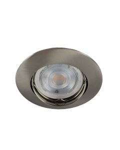 Aluminium infälld spotlight silver, Rudo