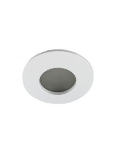 Aluminium infälld spotlight badrum vit, Pierre, IP44