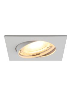 Aluminium infälld spotlight vit, Sabien