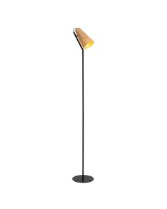 Rotting golvlampa brun, Bensen, med brytare