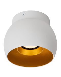 Vit utanpåliggande spotlight modern, Torben