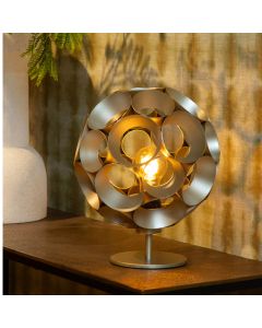 Guld bordslampa modern, Hannelore