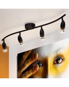 Svart spotlight tak modern, Caro