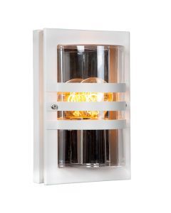 Vit utelampa modern, Privas, IP44