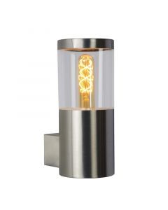 Krom utelampa modern, Fedor, IP44