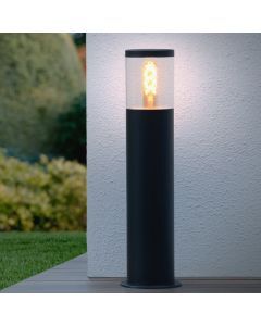 Svart utelampa modern, Fedor, IP44