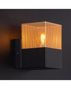Guld vägglampa modern, Renate