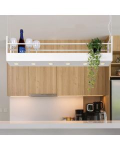 Vit fönsterlampa rustik, Miravelle