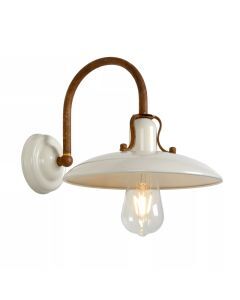 Beige vägglampa rustik, Romer