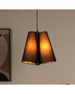 Svart fönsterlampa tyg, Gregory
