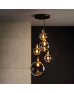 Grå fönsterlampa vintage, Julius
