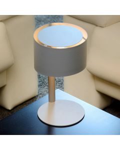 Grå bordslampa modern, Knulle, med brytare
