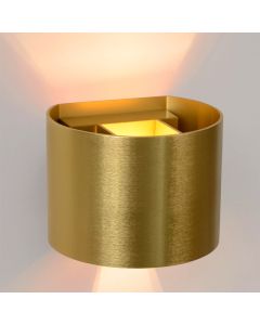 Guld vägglampa modern, Xio