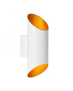 Guld vägglampa modern, Quirijn