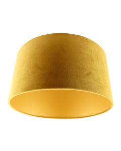 Modern velour lampskärm gul, Milene