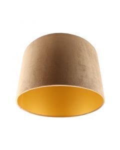 Modern velour lampskärm guld, Madelyn