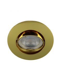 Guld modern mini infälld spotlight aluminium, Lenx