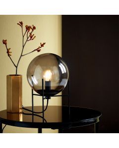 Svart bordslampa design, Alton, med brytare