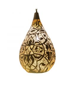 Vit orientalisk fönsterlampa filigran, Zina