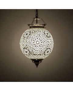 Transparent orientalisk fönsterlampa mosaik, Aziza