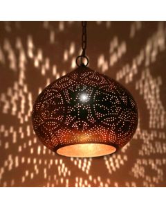 Guld orientalisk fönsterlampa metall, Noah